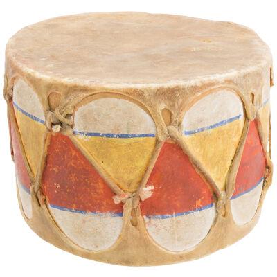 Native American Cottonwood Pueblo Drum