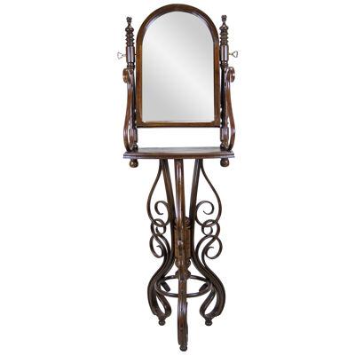 Bentwood Vanity Mirror Table by Thonet, Austria, circa 1895	