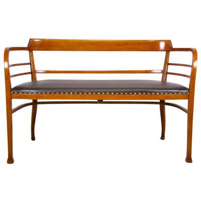 Thonet Bentwood Bench Attributed To Otto Wagner, Austria, circa 1905
