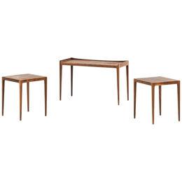 Nesting Tables in Rosewood by Kurt Østervig, 1960's