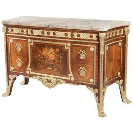19th Century Louis XVI Style Commode after the Design by Jean-Henri Riesener