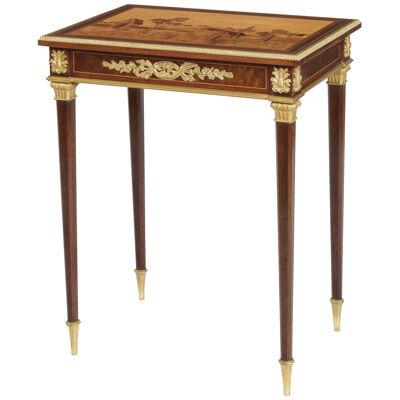 19th Century French Marquetry Side Table