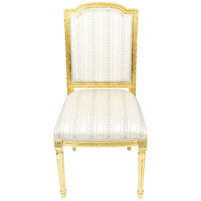 Bespoke Sets of Giltwood Dining Chairs in the Louis XV Style Available to Order