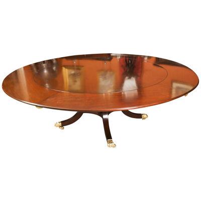 Vintage 7ft4 " Diameter Jupe Dining Table by William Tillman 20th C