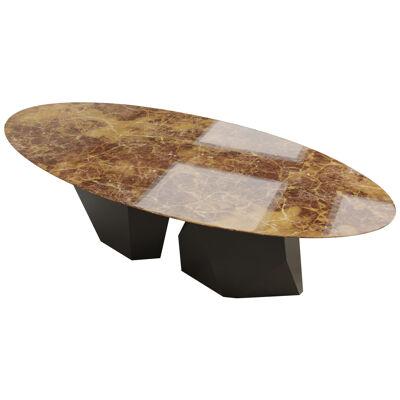 Kronos Coffee Table, Marble Finish