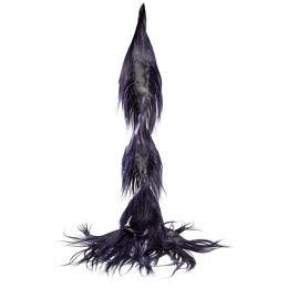 Horse Hair Installation Présence Black Purple by Ulrika Liljedahl One-off