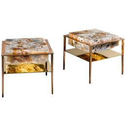 Sculptural Coffee Table Cremino NY by Gianluca Pacchioni Patagonia Granite Top