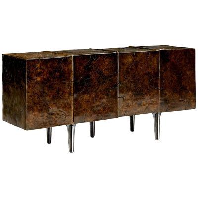 Bronze and Steel Sideboard Atacama by Erwan Boulloud Limited Edition