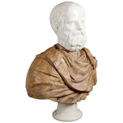 19th Century Italian Marble Bust of Socrates