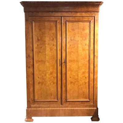 19th Century French Louis Philippe Two Door Armoire