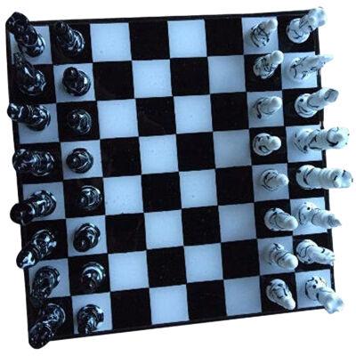 Chess board Rare Murano glass chessboard made in Italy murano glass