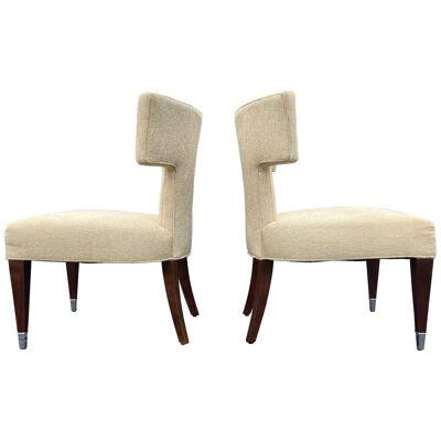 Pair of Chairs Designed by Larry Laslo for Directional