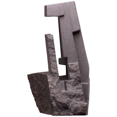 Untitled Volcanic Rock grey sculpture