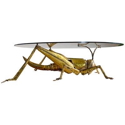 Francois Melin Brutalist Grasshopper Coffee Table