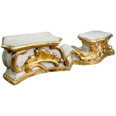 18th Century Gilt Painted Baroque Stand
