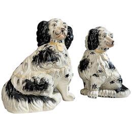 Fine Pair of 19th Century Staffordshire Dogs