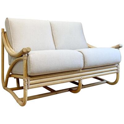  Angraves of Leicester Rattan Settee 1950’s