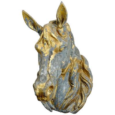 Zinc Horse Head Butchers Trade Sign Flemish 1860