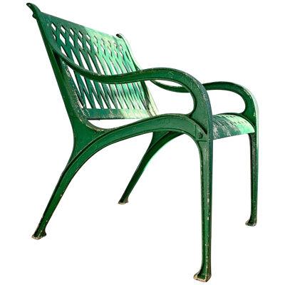 Mid Century Cast Aluminium Garden Chair