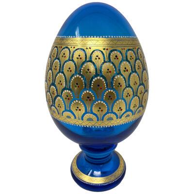 One-of-a-Kind Murano Glass Faberge Style Egg