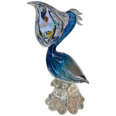 Giant Murano Glass Pelican by Oggetti