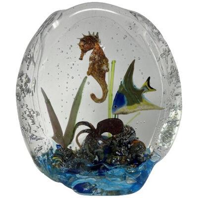Exquisite Murano Glass Aquarium
