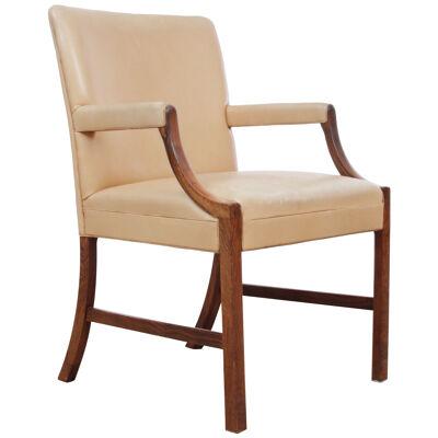 Mid-Century Modern arm chair by Ole Wanscher in Rio rosewood