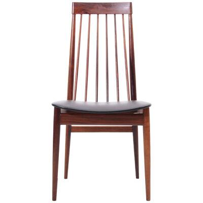 Mid-Century modern set of 6 chairs in Rio rosewood by Ernst Martin Dettinger