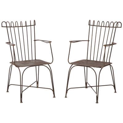 Pair of Mathieu Matégot Chairs, France, c. 1950