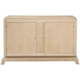 Made to Order French Moderne Style Cerused Oak Cabinet