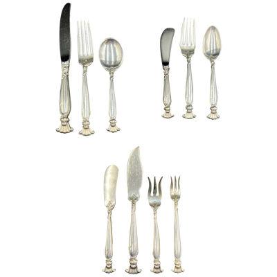 Wallace Sterling Silver Flatware Set, 98 Pieces "Romance of the Sea"