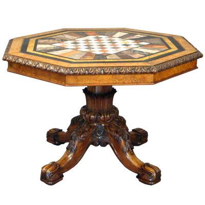 Regency Marble Topped Table