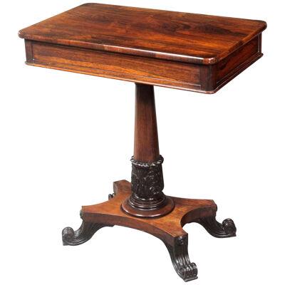 Regancy Rosewood Occasional Table by William Hean