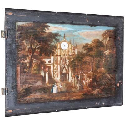 Rare 18th Century Clock Picture