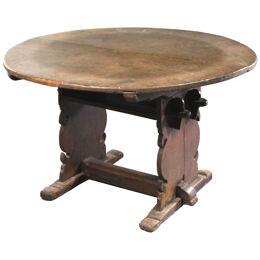 16th Century German oak monks bench / centre table