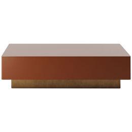 Chelmsford Coffee Table lacquered in high gloss - cider orange