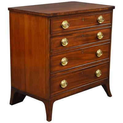 Small Regency Mahogany Chest of Drawers