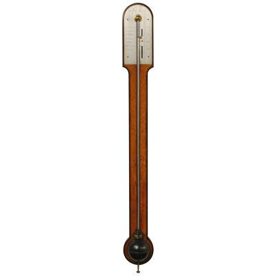 AN 18TH CENTURY STICK BAROMETER BY NAIRNE LONDON