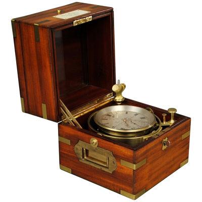 A RARE 2 DAY MARINE CHRONOMETER BY GEORGE HEDGER