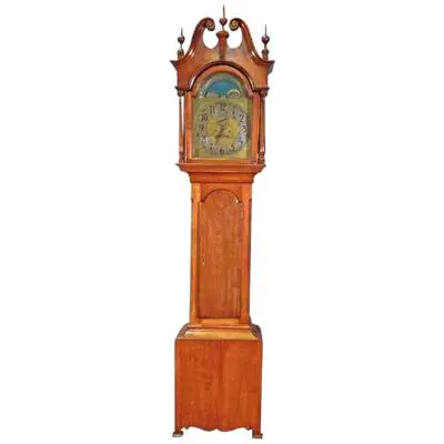 Antique Mahogany Grandfather Longcase Clock
