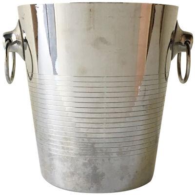 A French Stainless Steel Ice Bucket by Letang Remy