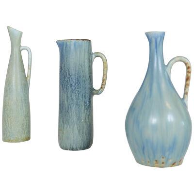 Midcentury Modern Set of 3 Ceramic Pieces Carl Harry Stålhane, Sweden