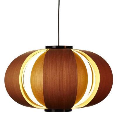 Large 'Disa' Wood Suspension Lamp by J.A. Coderch for Tunds