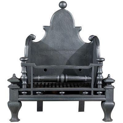 A Large Baroque Style Victorian Fire Basket
