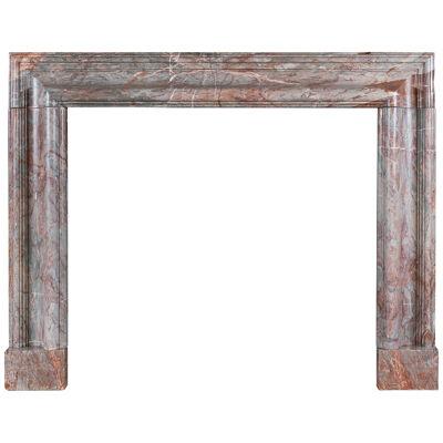 19th Century Bolection Marble Fireplace 