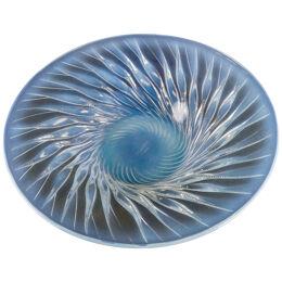 1933 René Lalique - Bowl Algues Opalescent Glass