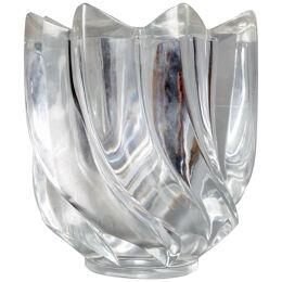 1950 Marc Lalique - Vase Eguzon Crystal