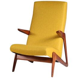 Alfred Hendrickx attributed Lounge Chair by Belform, Belgium 1950