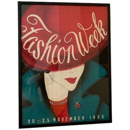 Fashion Week Poster by Reyn Dirksen, Netherlands 1950