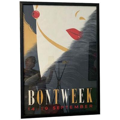 Fur Week Poster by Reyn Dirksen, Netherlands 1950s